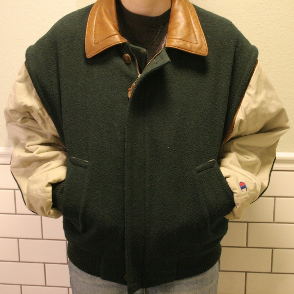 AUTHENTIC 90s VINTAGE CHAMPION VARSITY JACKET